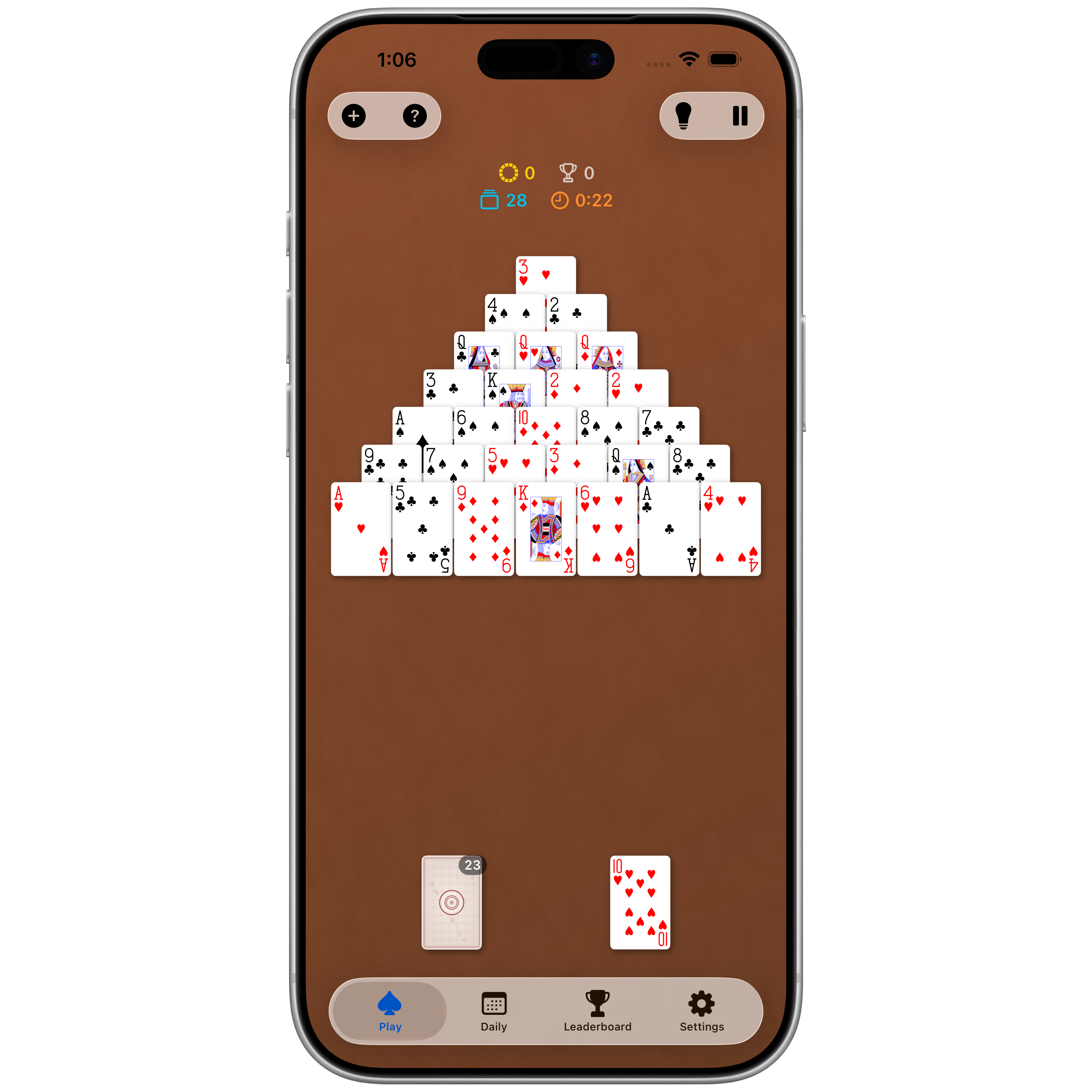 Solitaire Ultra iPhone Pyramid