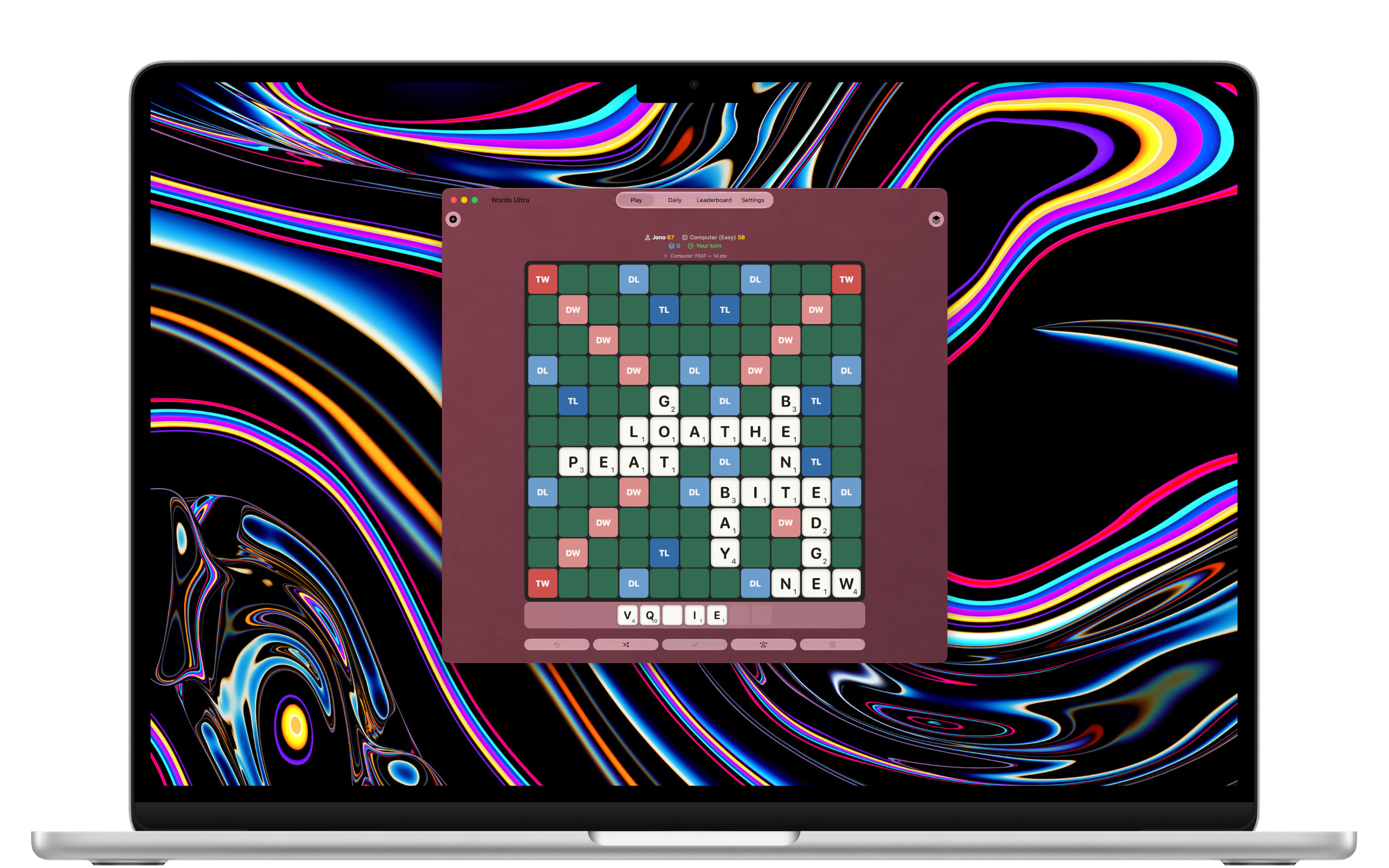 Words Ultra Mac board