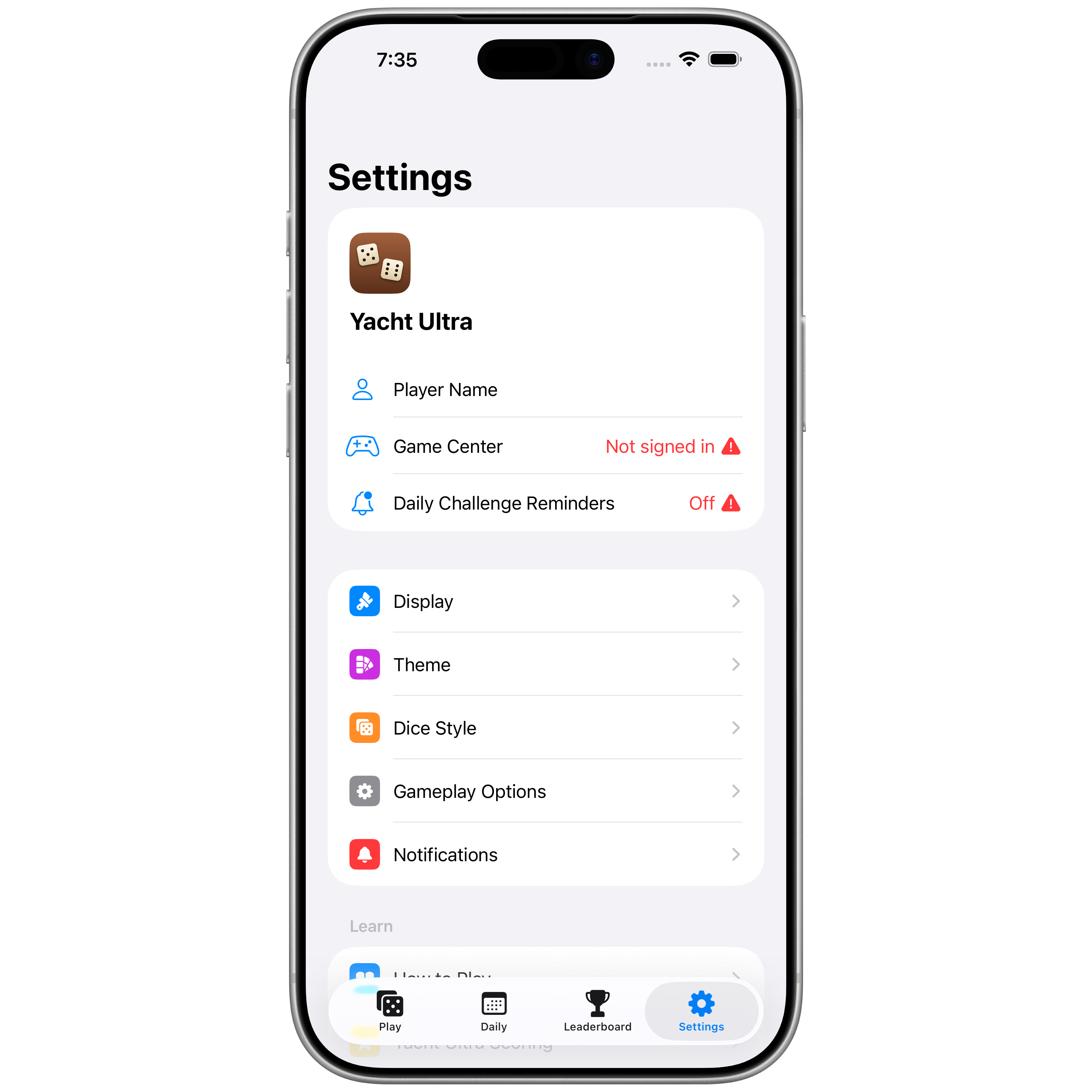 iPhone settings 1