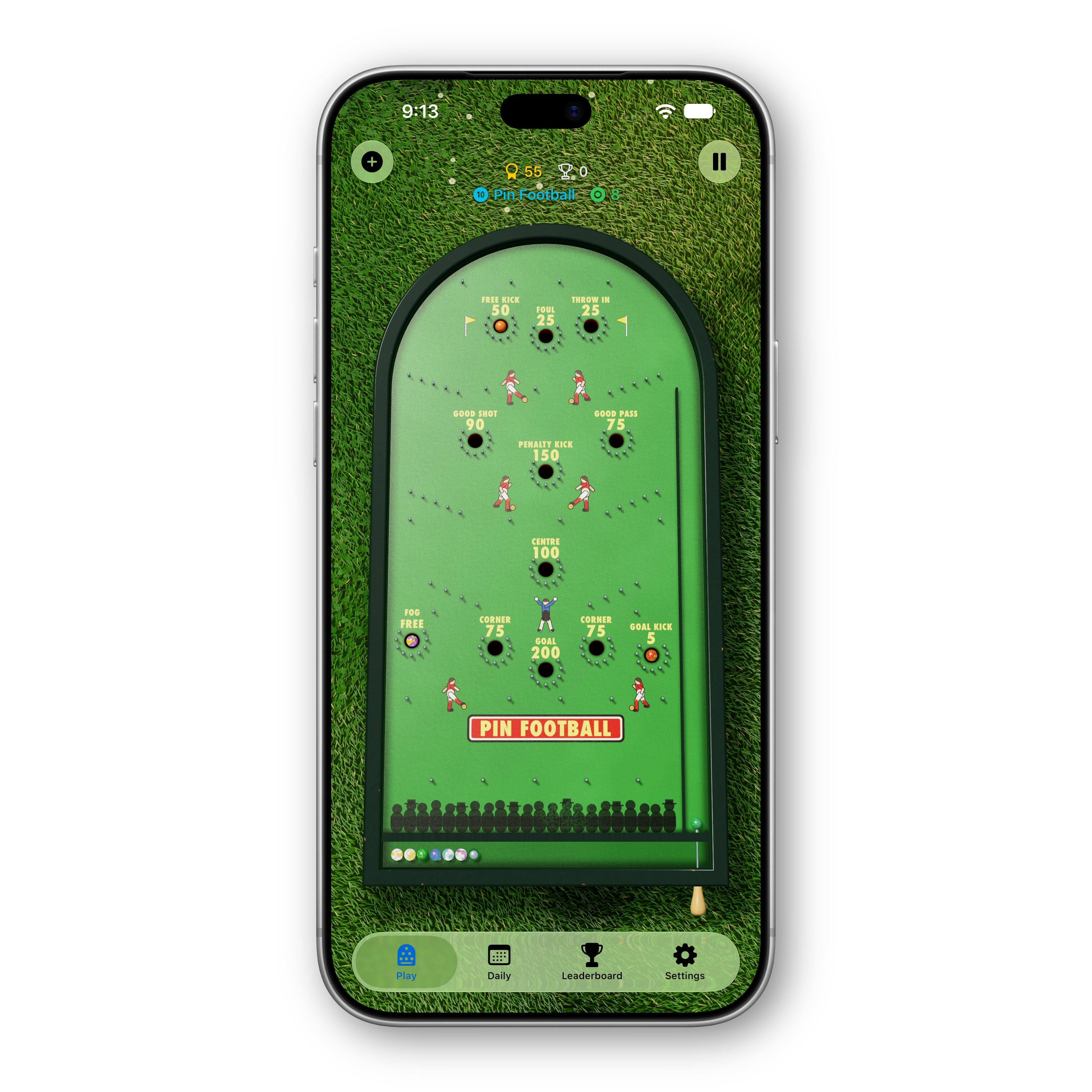Bagatelle Ultra Pin Football board