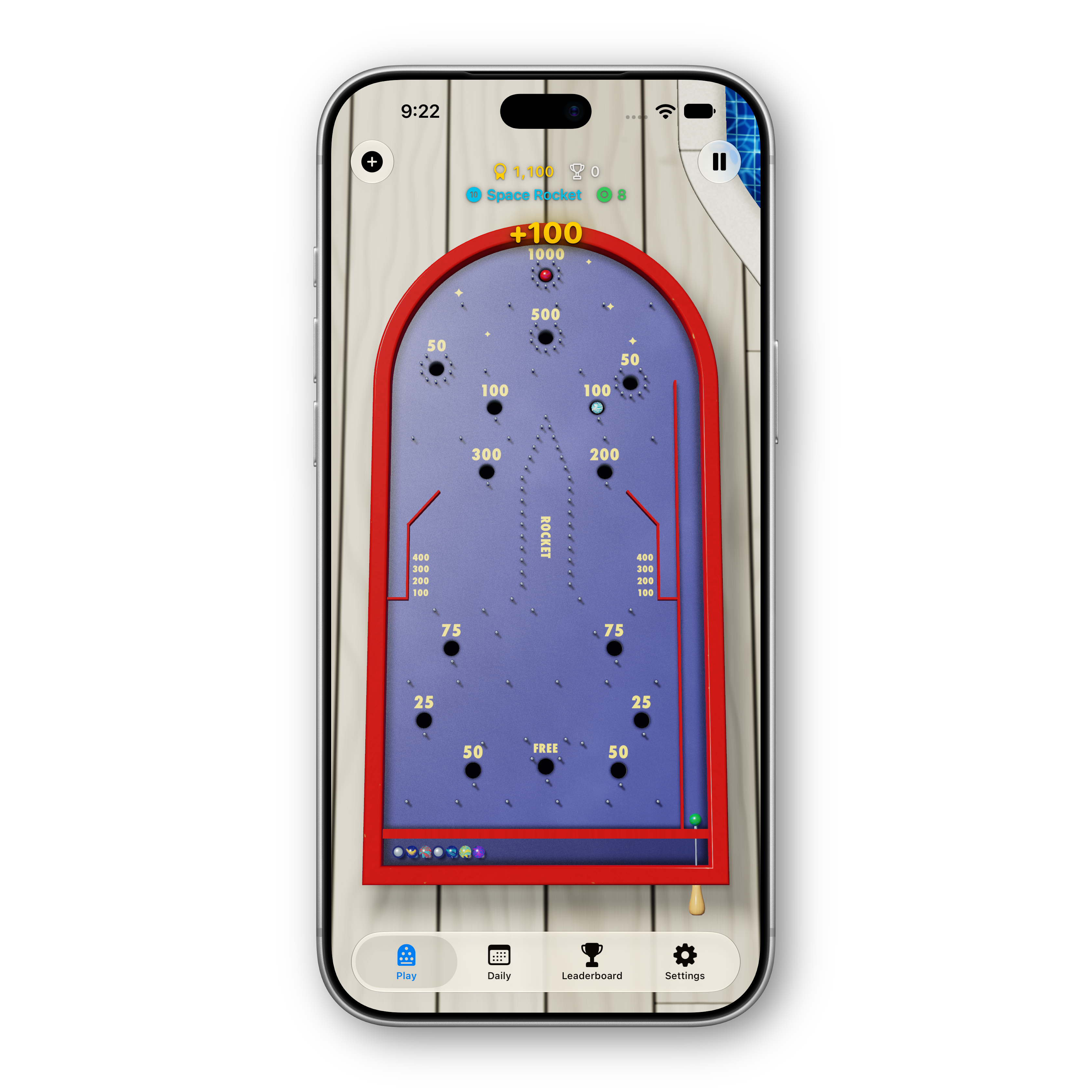 Bagatelle Ultra iPhone Space Rocket board