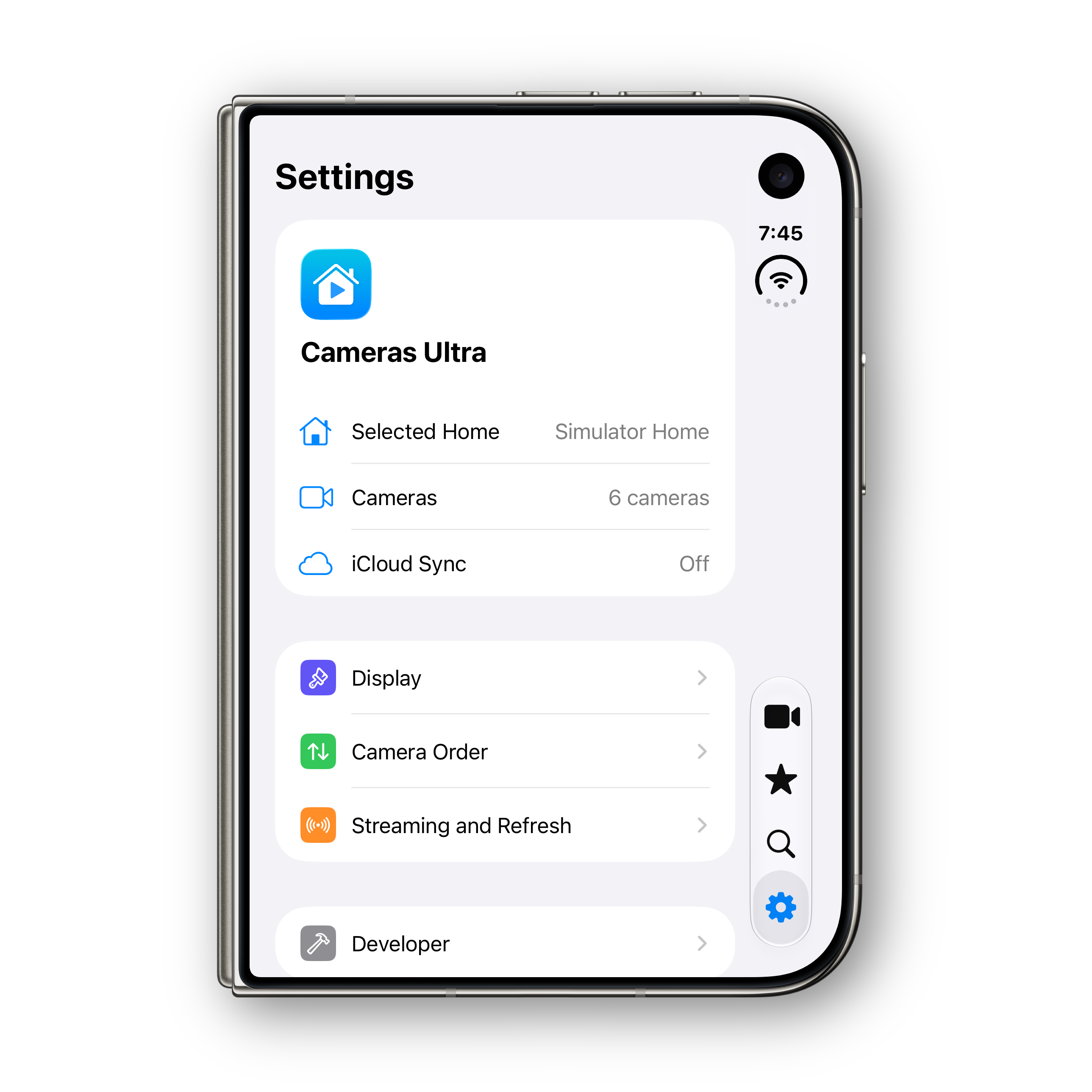 iPhone Duo folded settings 1