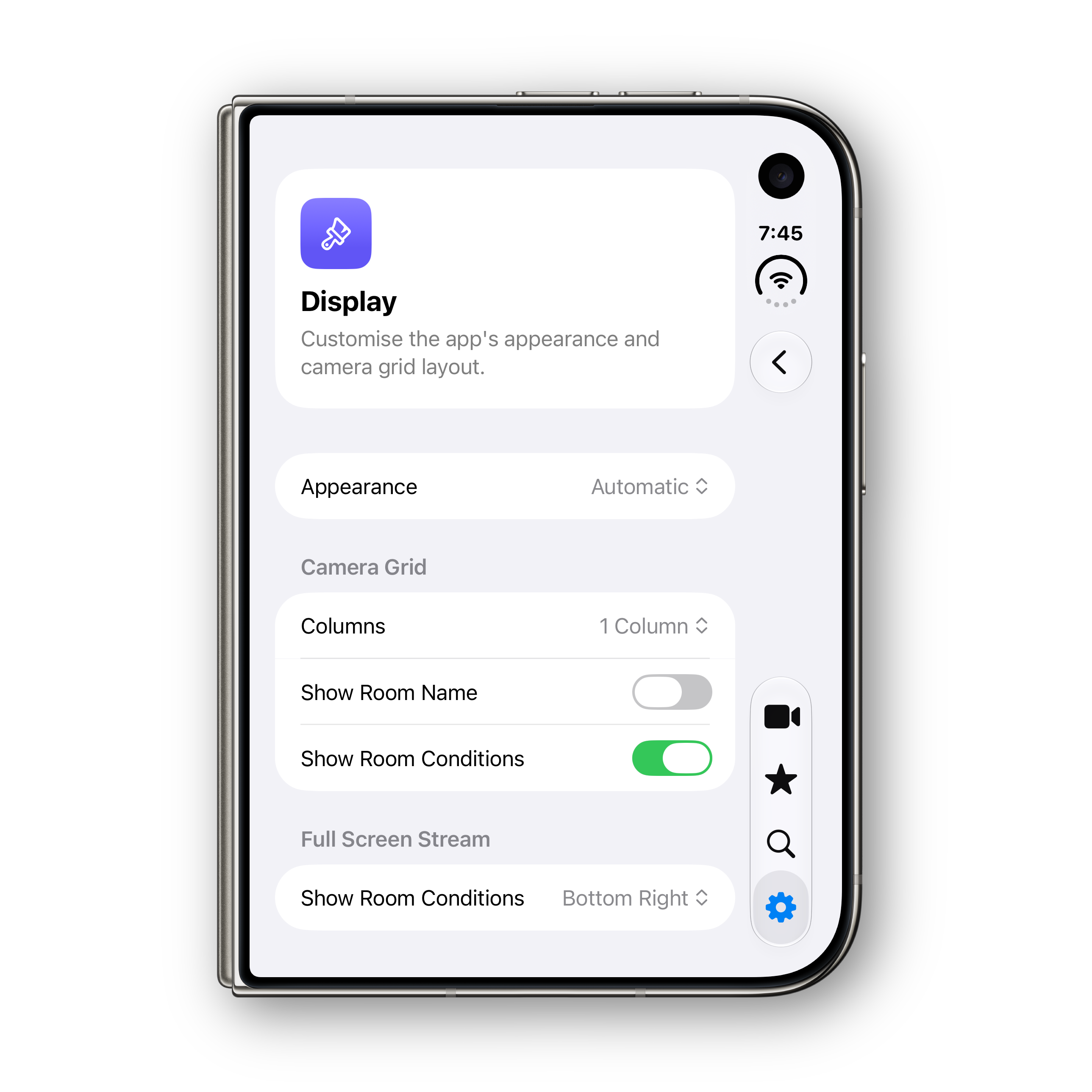 iPhone Duo folded settings 2