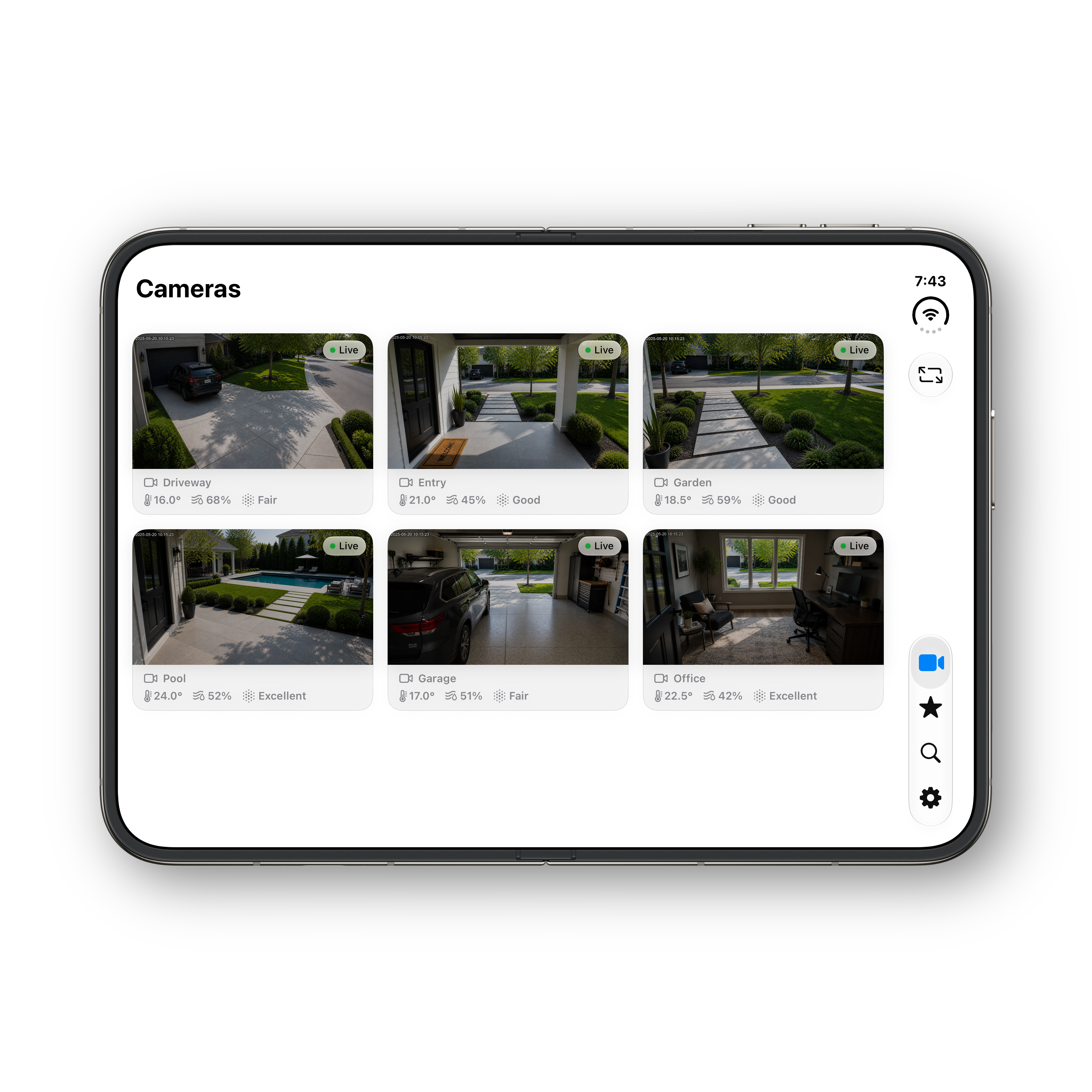 iPhone Duo unfolded cameras