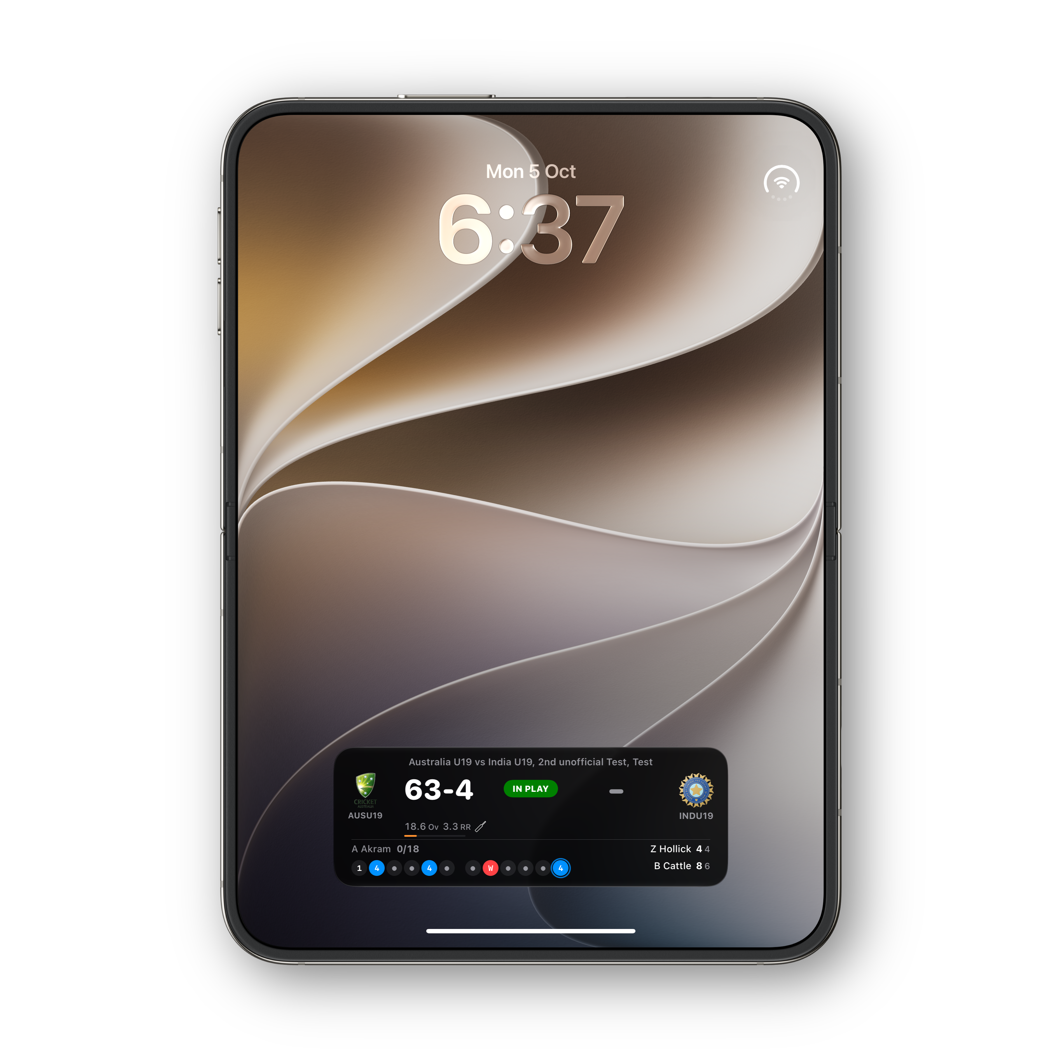 iPhone Duo portrait Live Activities
