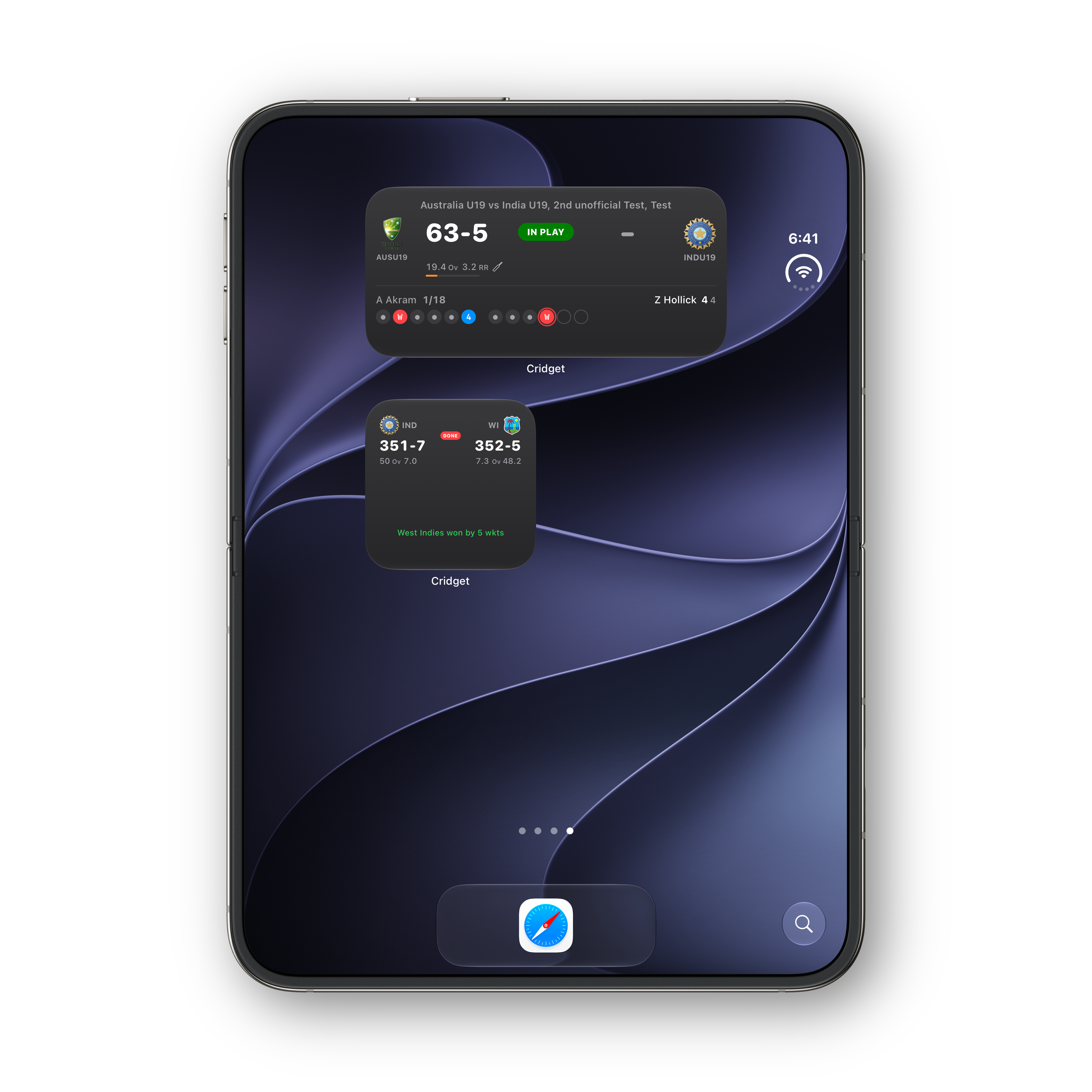 iPhone Duo portrait Home Screen widgets