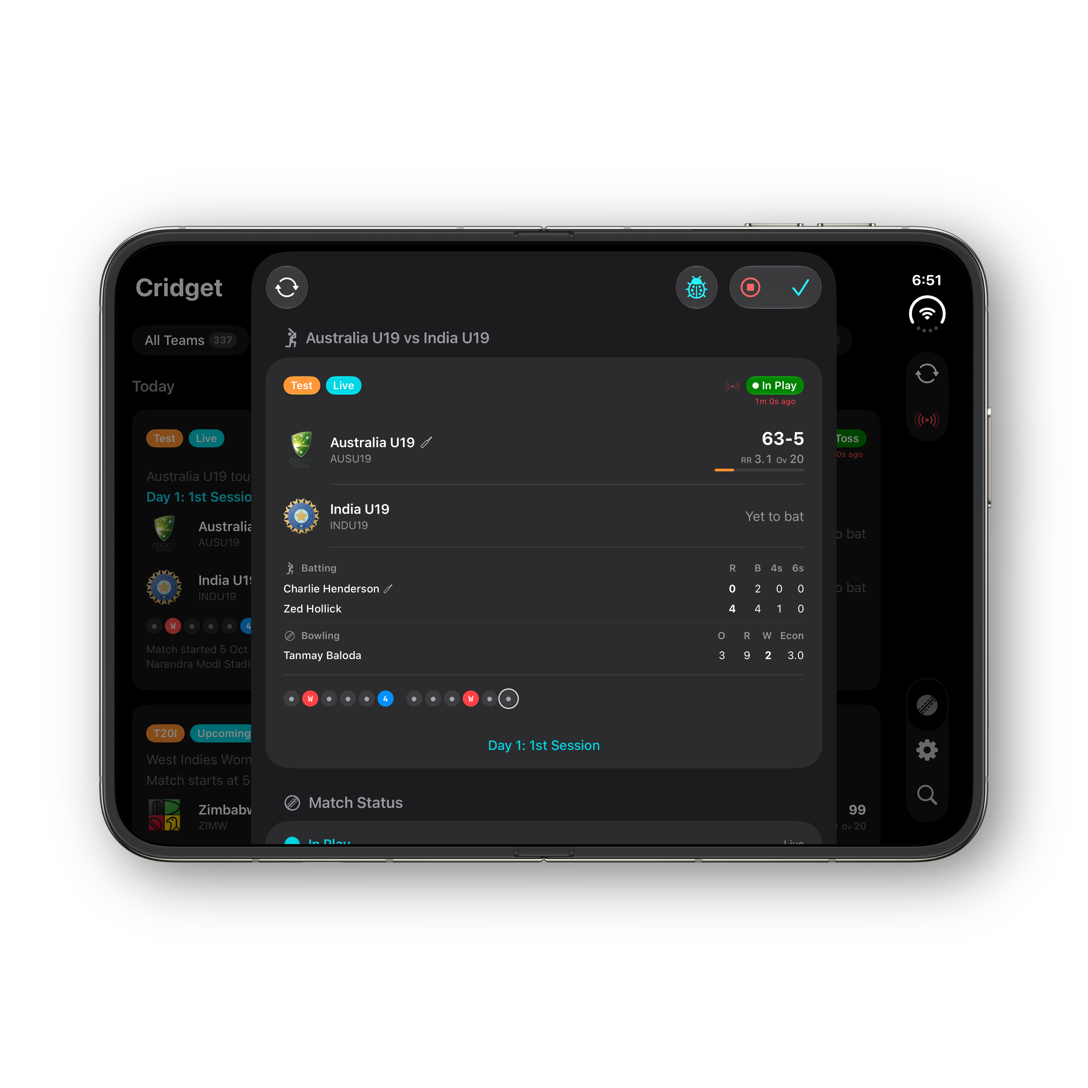 iPhone Duo unfolded match detail