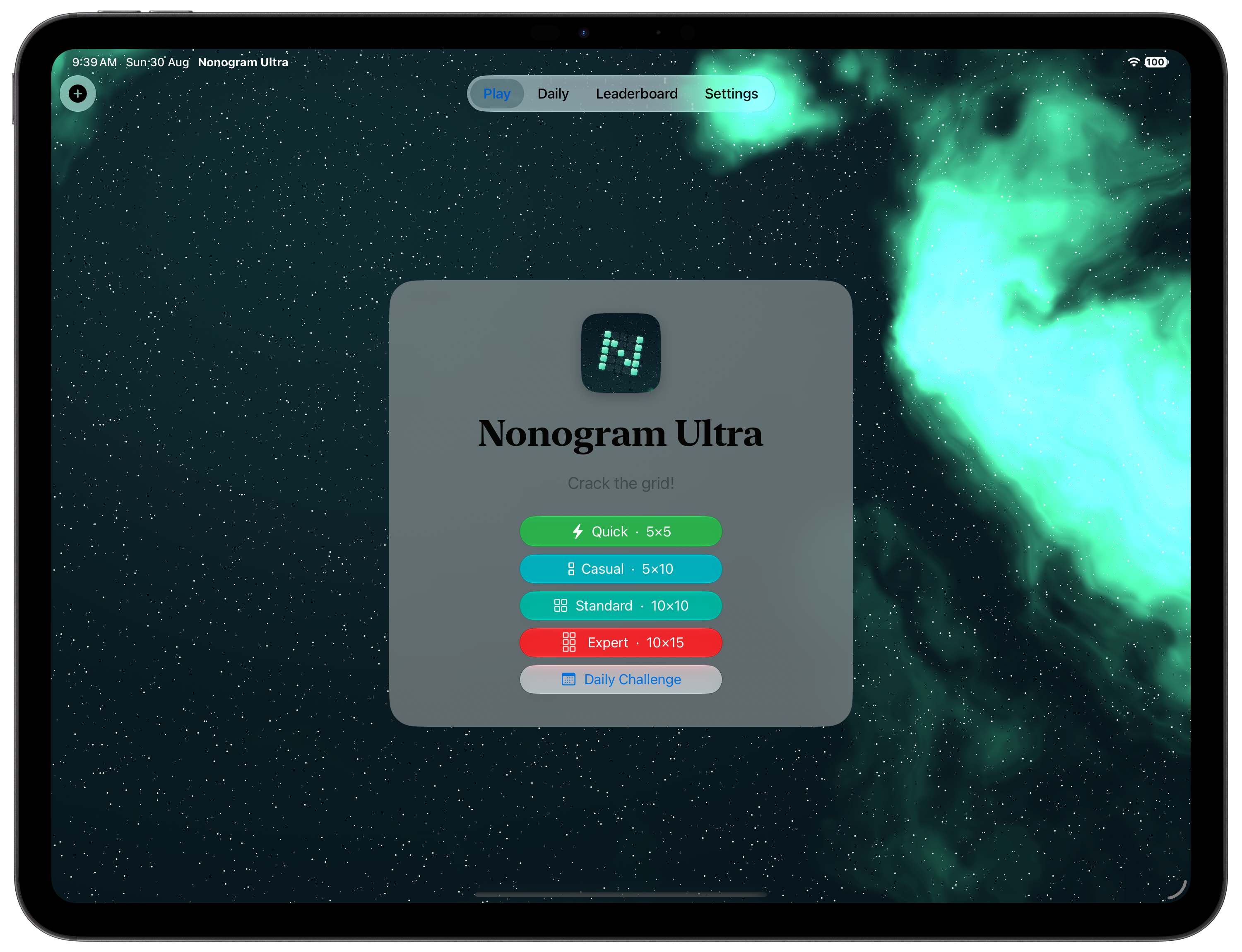 Nonogram Ultra iPad home