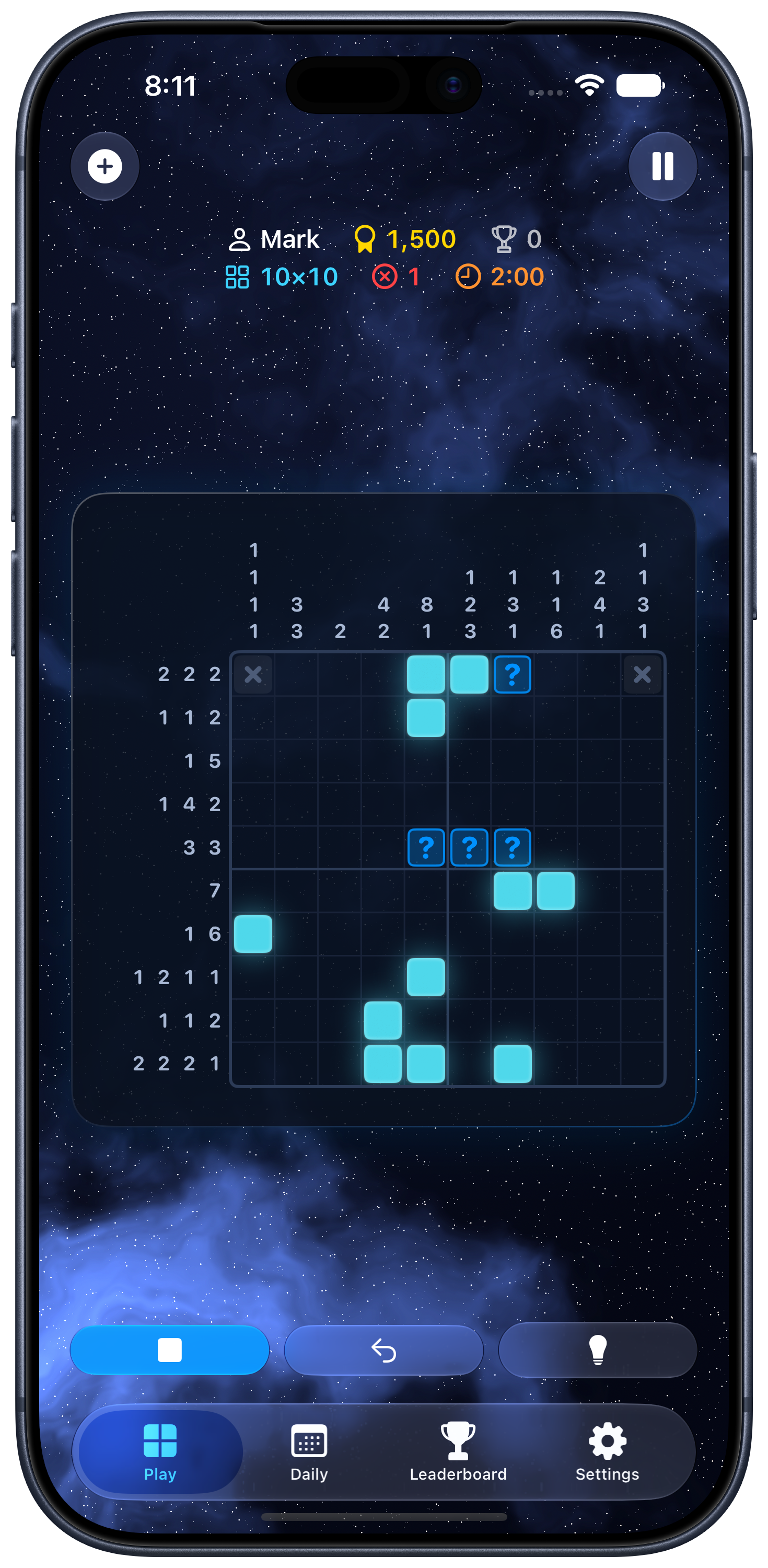 Nonogram Ultra iPhone puzzle