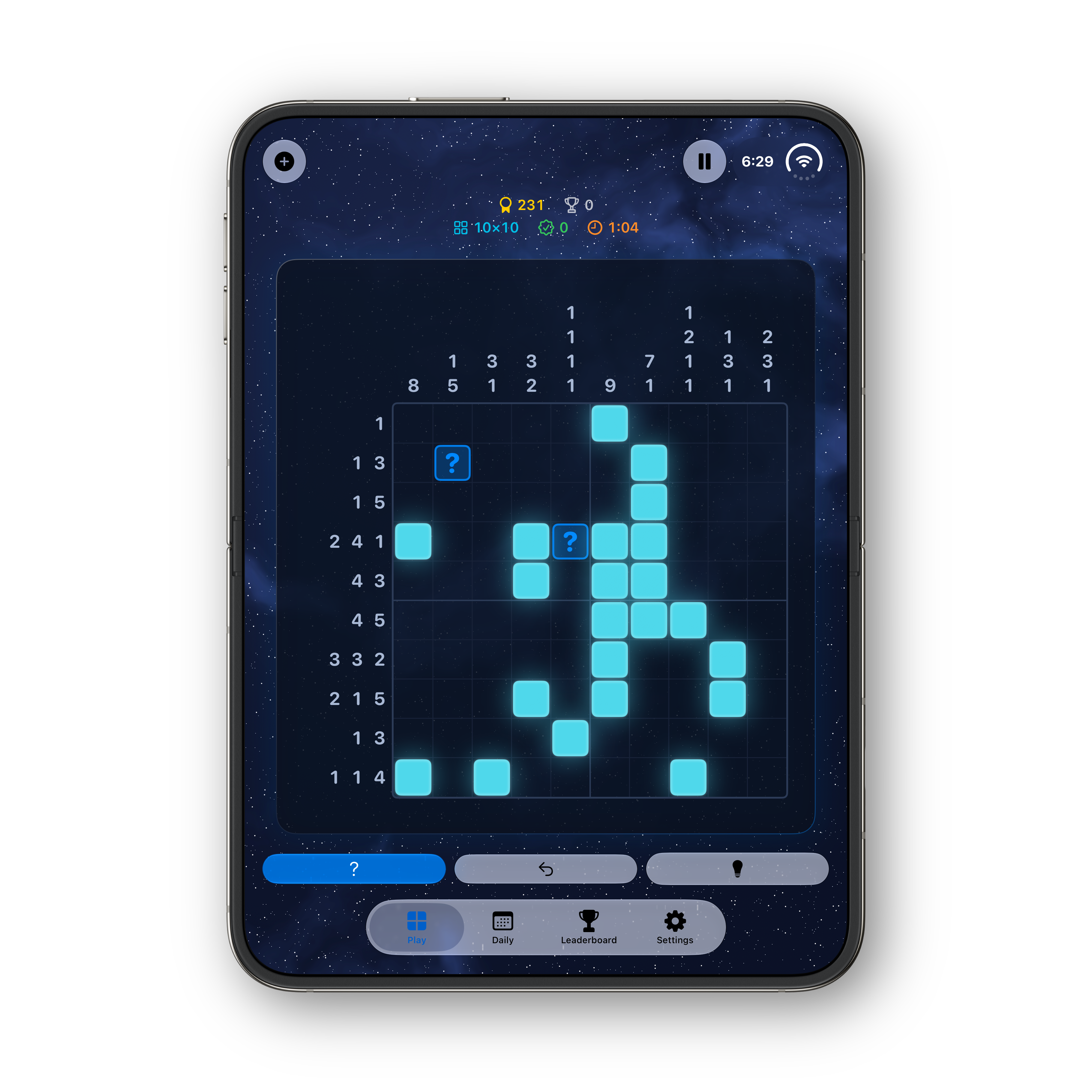 Nonogram Ultra iPhone Duo portrait puzzle
