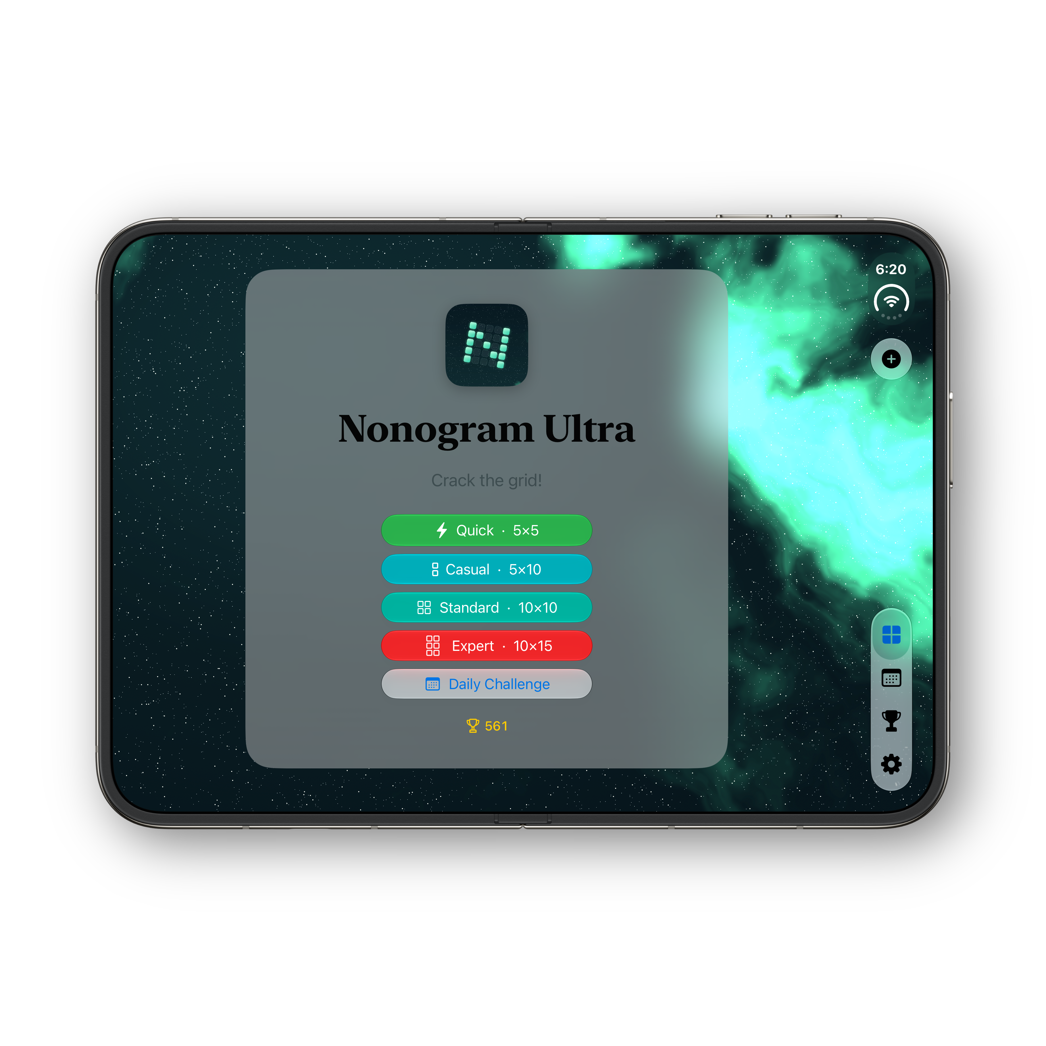 Nonogram Ultra iPhone Duo unfolded home