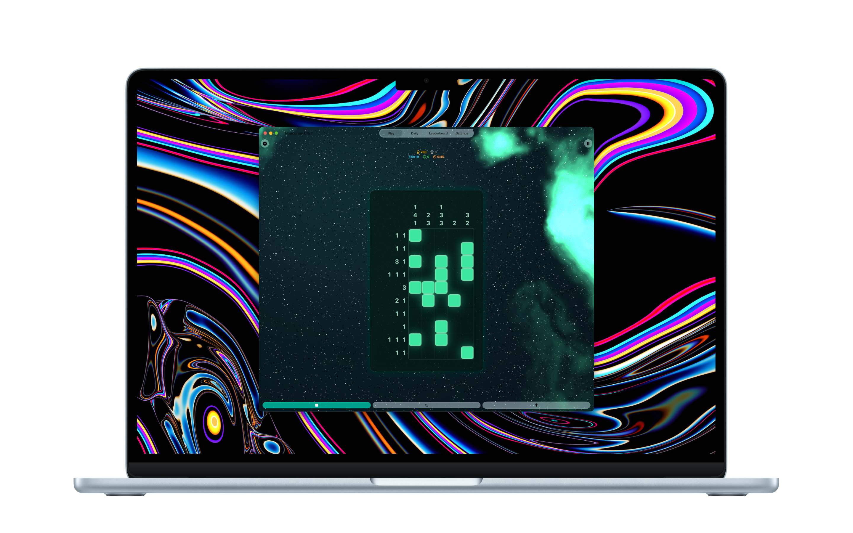 Nonogram Ultra Mac Casual 5×10 puzzle