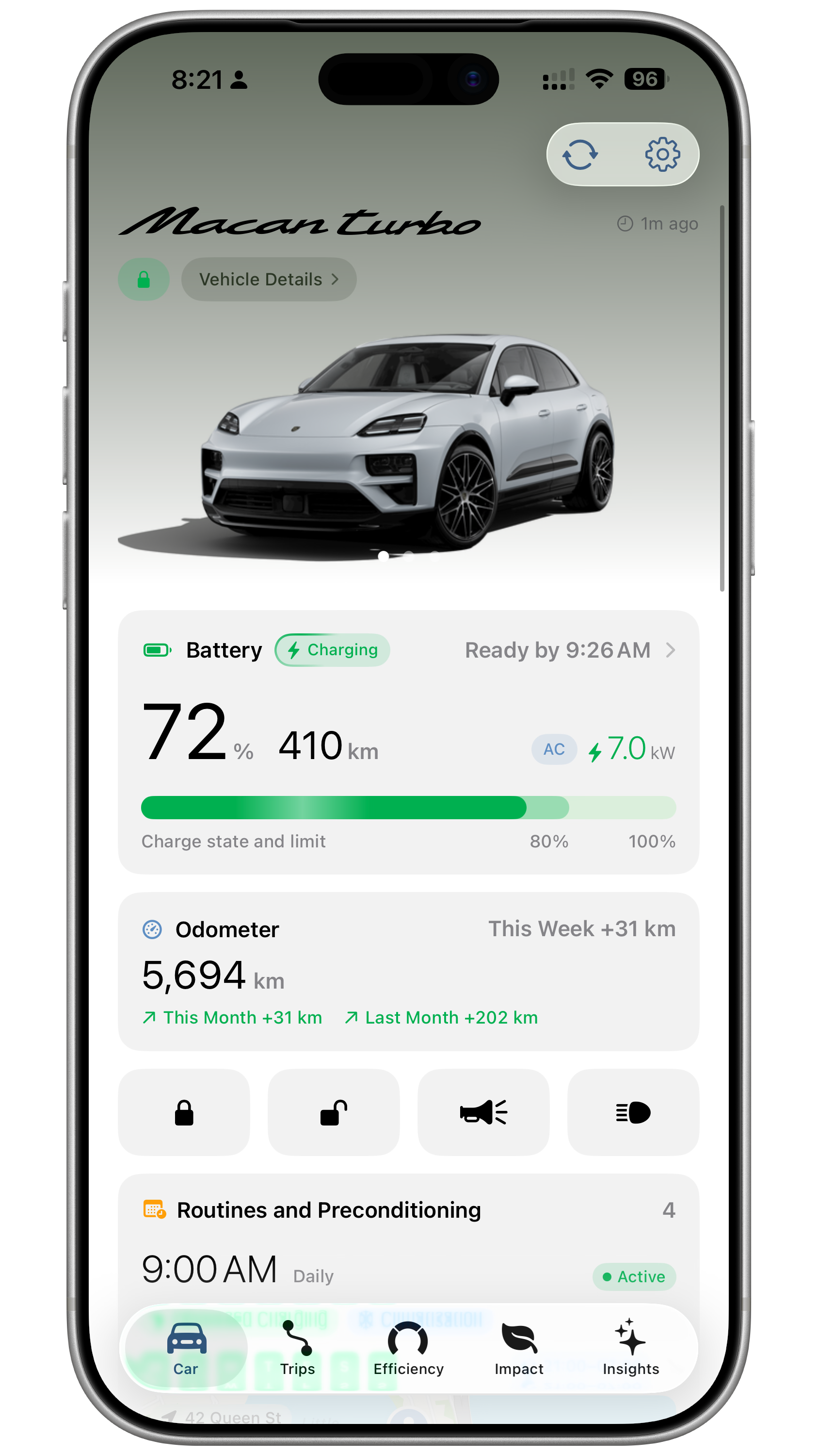 Porsche Ultra Car tab
