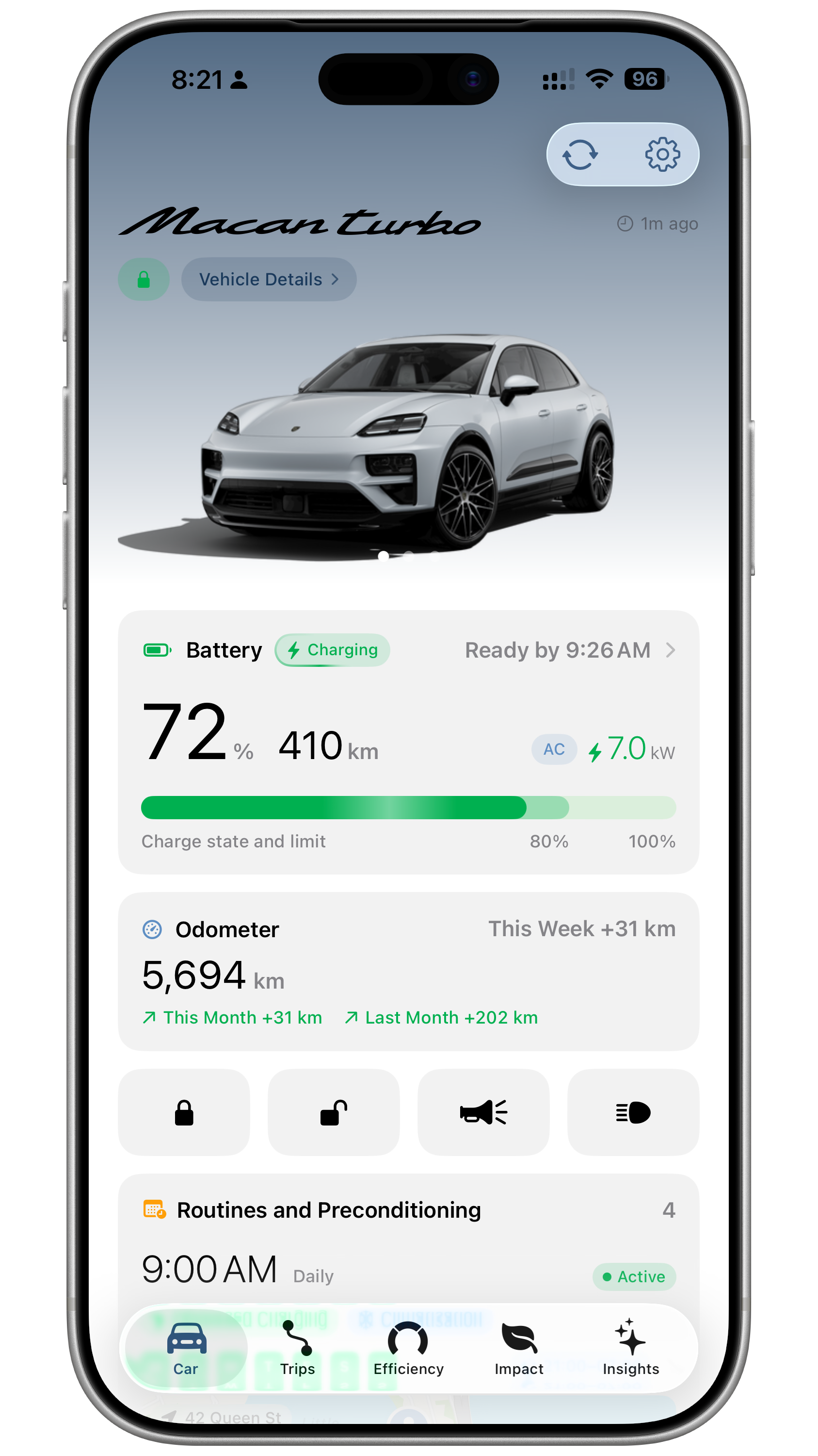 Porsche Ultra Car tab