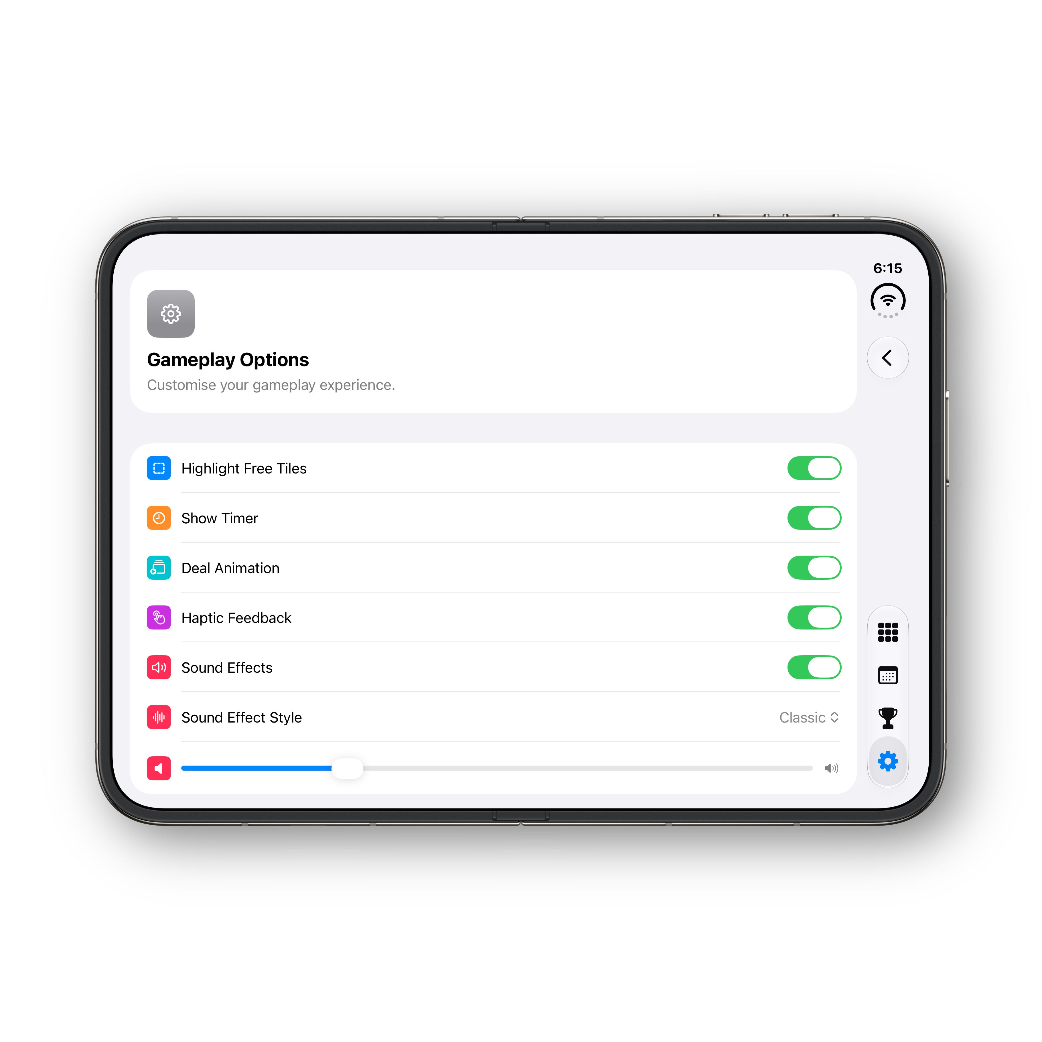 iPhone Duo unfolded settings 2