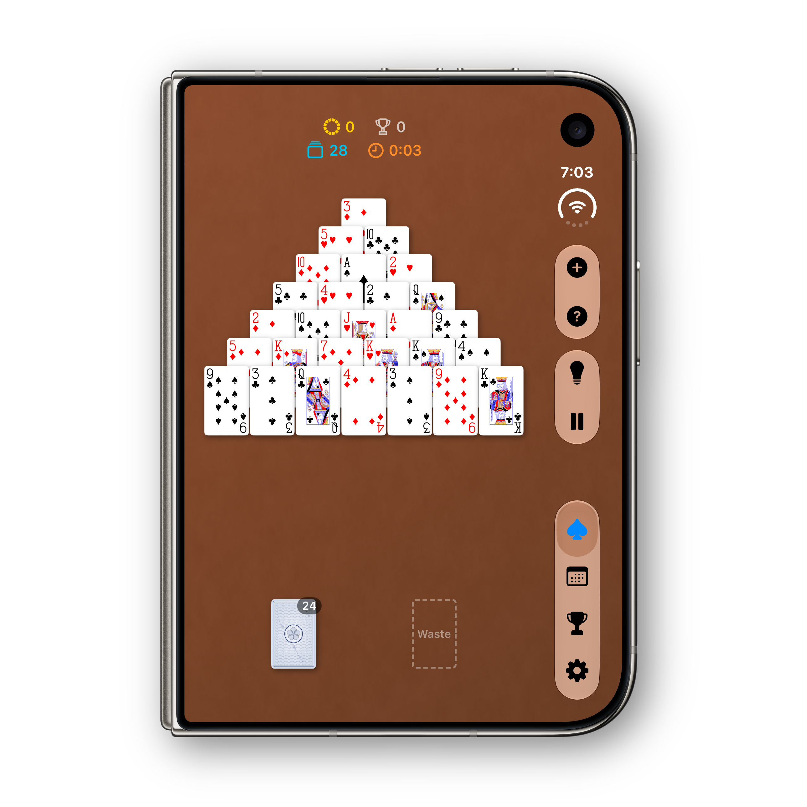 Solitaire Ultra iPhone Duo folded Pyramid