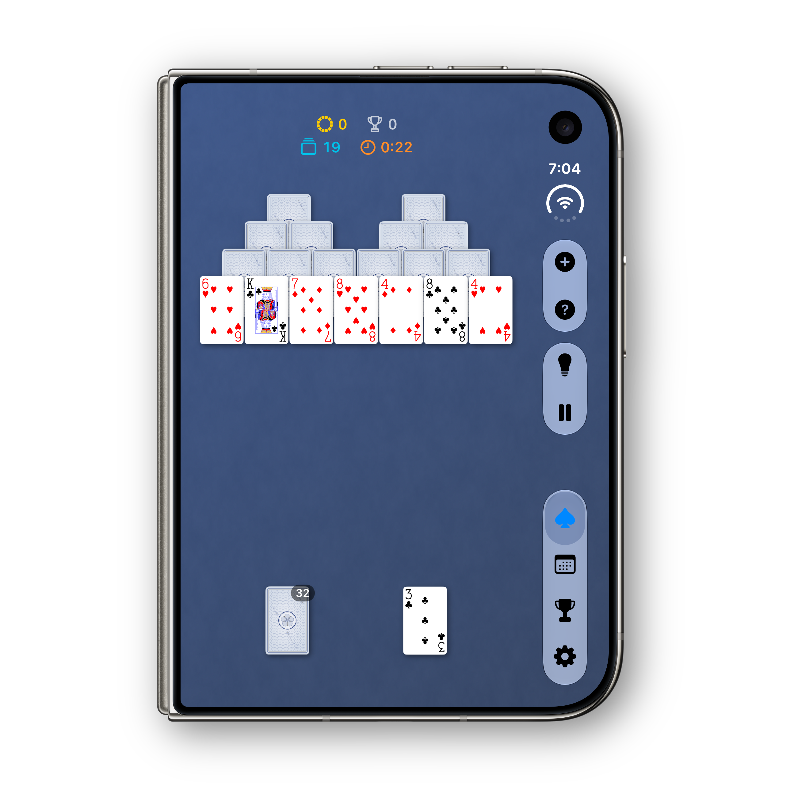 Solitaire Ultra iPhone Duo folded DuoPeaks