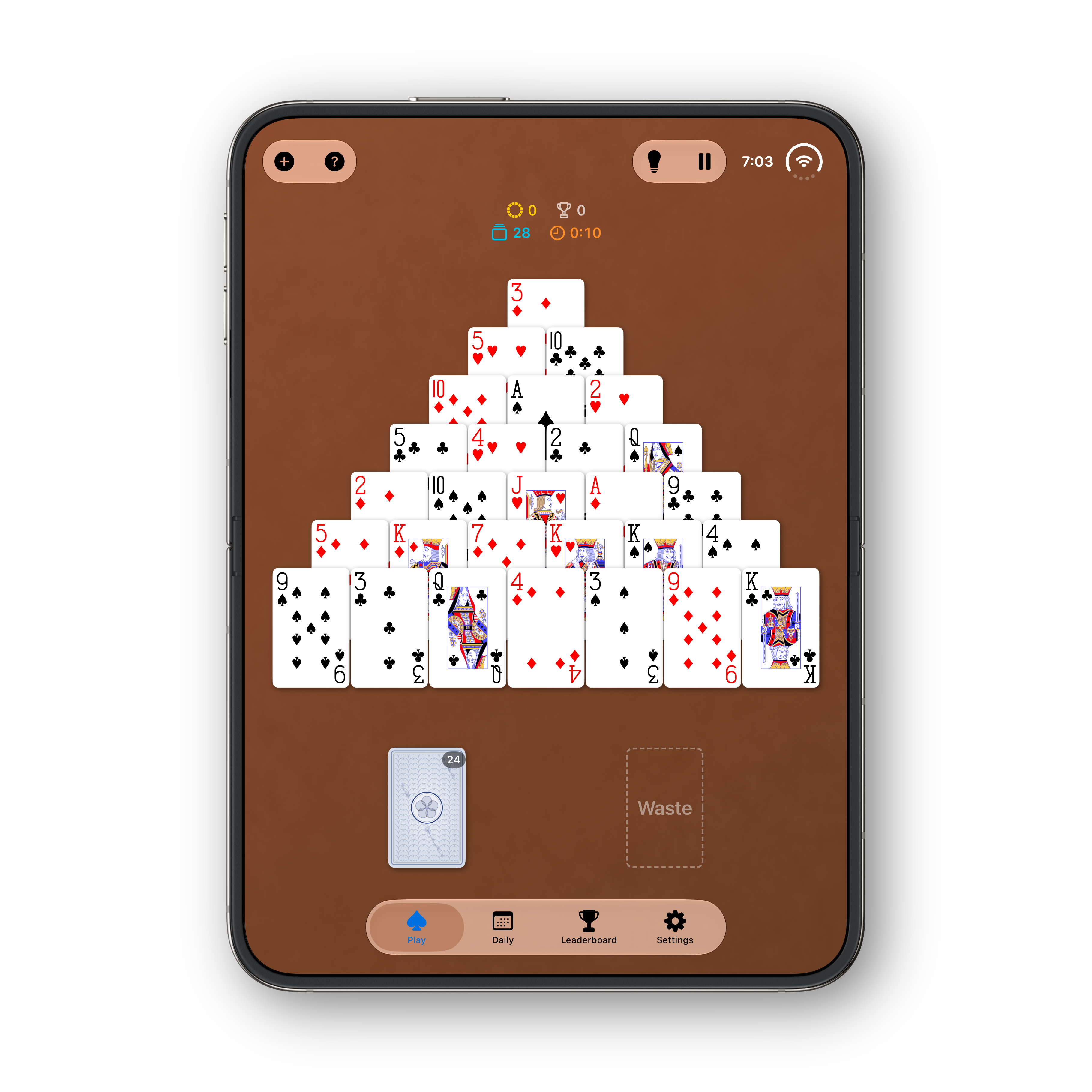 Solitaire Ultra iPhone Duo portrait Pyramid