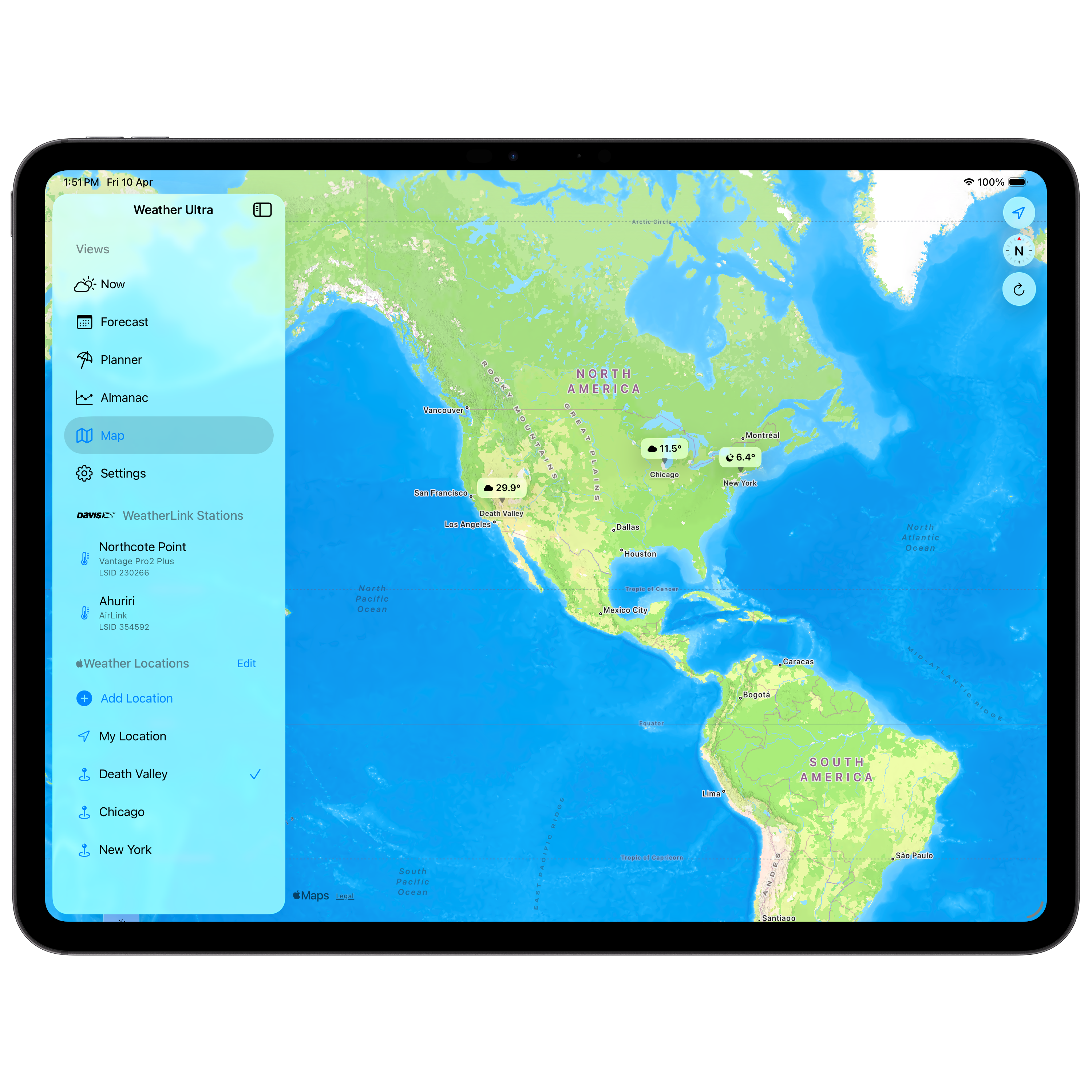 iPad Map