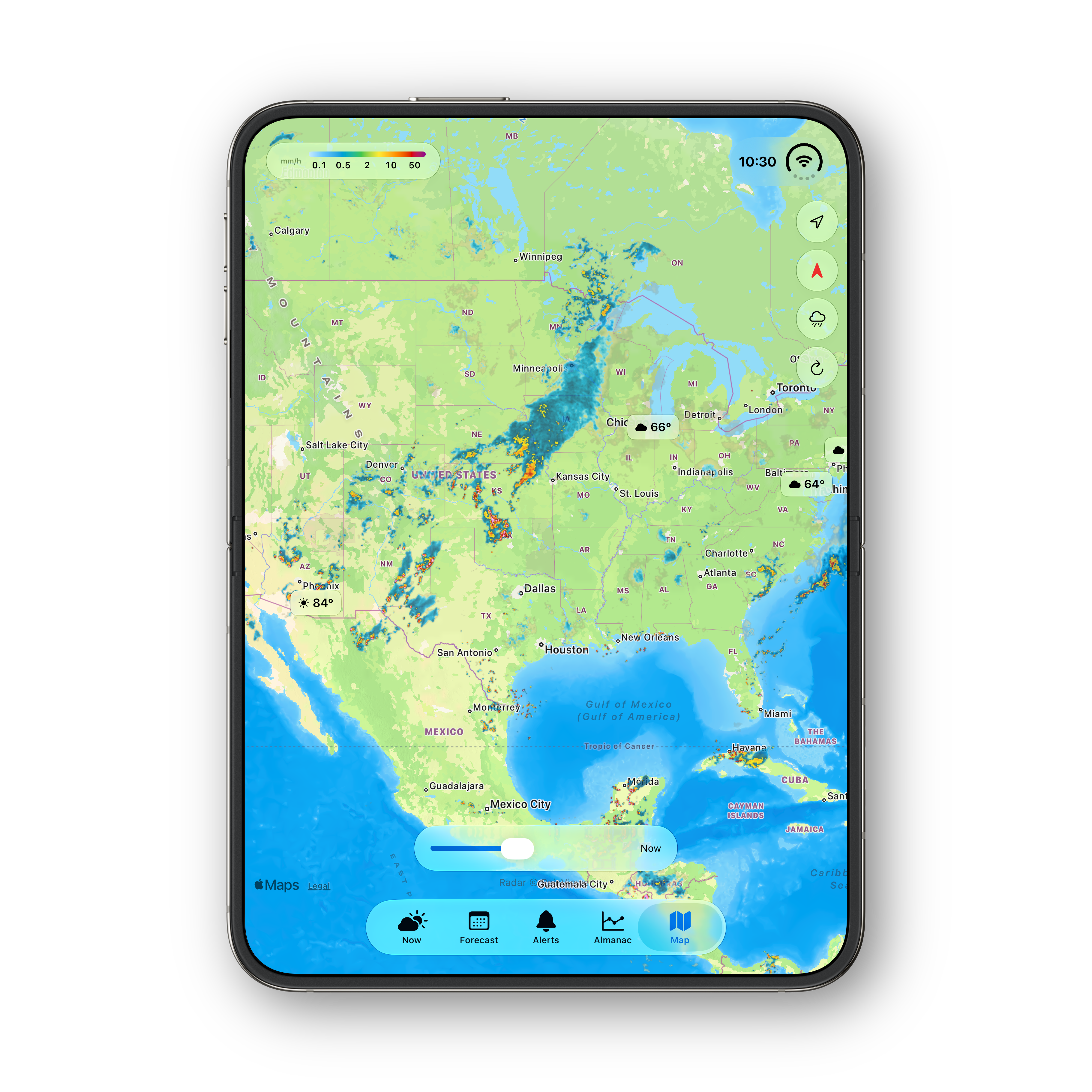 iPhone Duo — portrait Rain radar