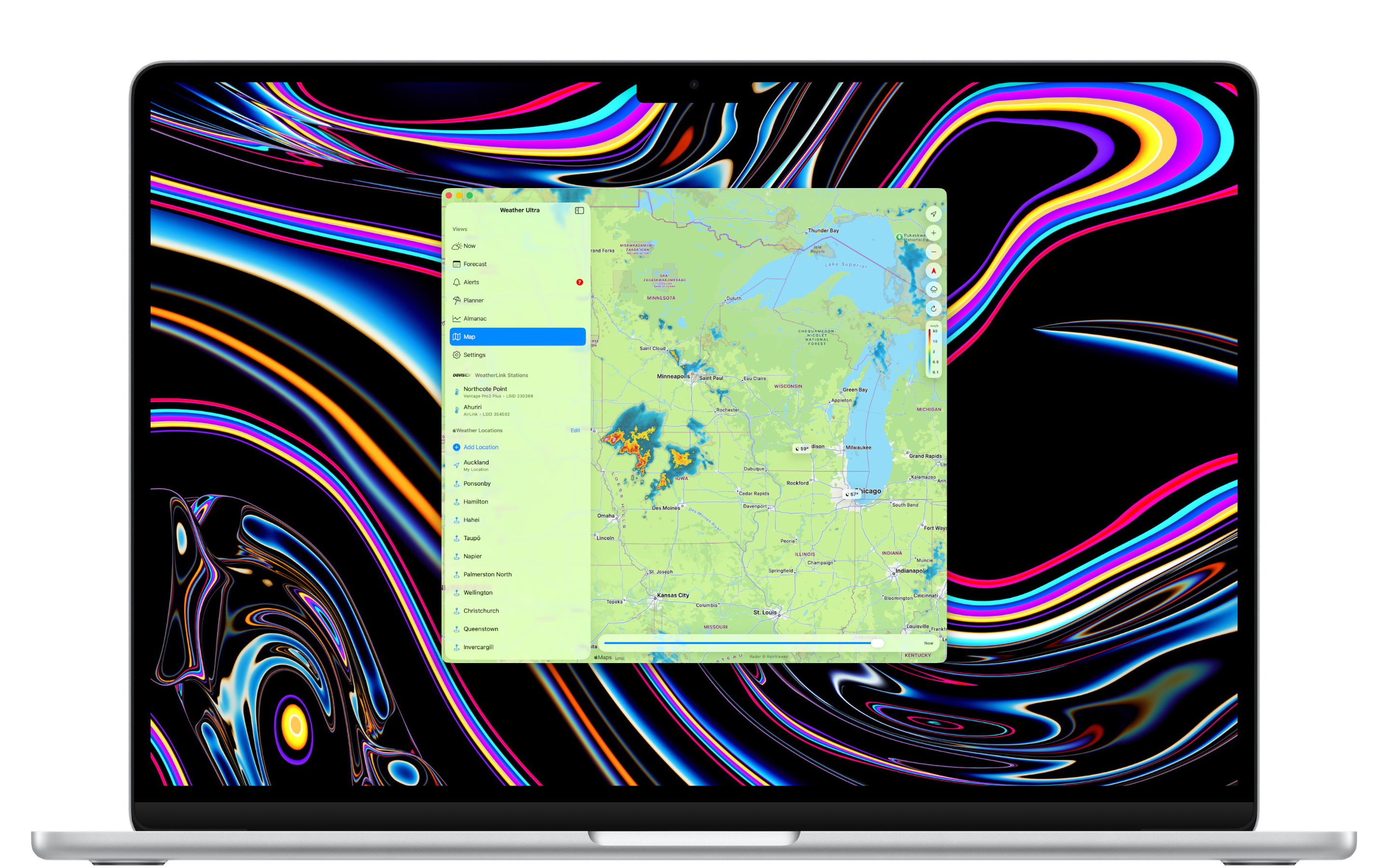 Mac Rain radar